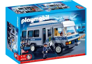 Playmobil 4023  City Action  Polizei Mannschaftswagen