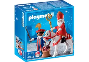 Playmobil 4893  Christmas  St. Nikolaus und Knecht Ruprecht mit Pferd