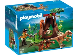 Playmobil 5233  Dinos  Velociraptor-Angriff auf Deinonychusnest