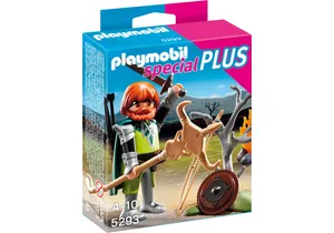 Playmobil 5293  Special Plus  Keltenkrieger mit Waffen am Lagerfeuer