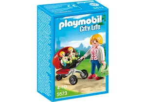 Playmobil 5573  City Life  Zwillingskinderwagen