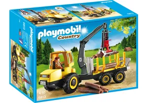 Playmobil 6813  Country  Holztransporter mit Kran