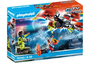 Playmobil 70143  City Action  Seenot: Taucher-Bergung mit Rettungsdrohne
