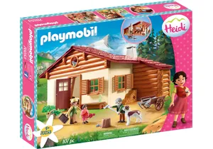 Playmobil 70253  Heidi  und Großvater auf der Alm
