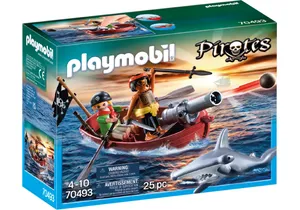 Playmobil 70493  Pirates  Piraten-Ruderboot mit Hammerhai