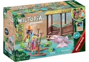 Playmobil 71143  Wiltopia Promo Pack Paddeltour mit den Flussdelfinen