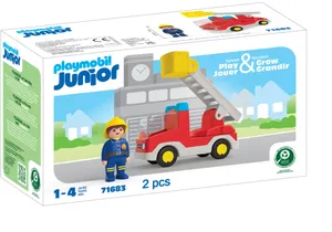 Playmobil 71683 Junior   Feuerwehrleiterfahrzeug