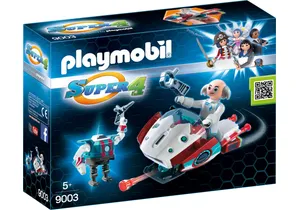 Playmobil 9003  Super 4  Skyjet mit Dr X & Roboter