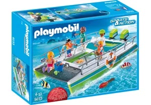 Playmobil 9233  Sports & Action  Glasbodenboot mit Unterwassermotor