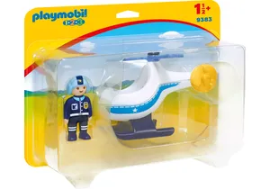 Playmobil 9383 1-2-3   Polizeihubschrauber
