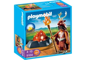 Produktbild von Playmobil 5104    Feuerhüter mit LED Feuerfels