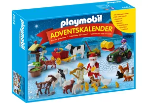 Produktbild von Playmobil 6624   Adventskalender Weihnacht auf dem Bauernhof