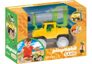 Playmobil 70064 1-2-3   Sand Bohrfahrzeug
