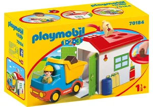 Playmobil 70184 1-2-3   LKW mit Sortiergarage