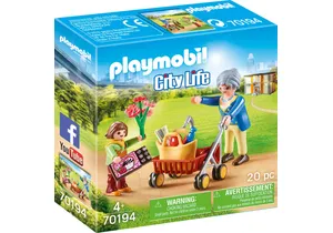 Playmobil 70194  City Life  Oma mit Rollator