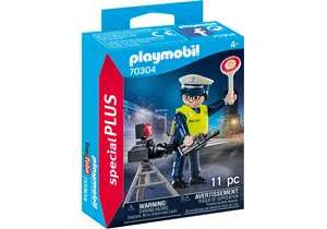 Playmobil 70304  Special Plus  Polizist mit Radarfalle