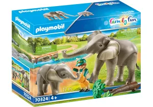 Playmobil 70324  Family Fun  Elefanten im Freigehege