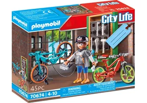 Playmobil 70674  City Life Geschenkset E-Bike-Werkstatt