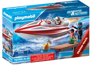 Playmobil 70744  Sports & Action Promo Pack Speedboot mit Unterwassermotor