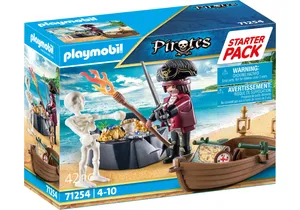 Playmobil 71254  Pirates Starter Pack Pirat mit Ruderboot