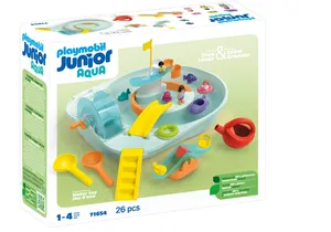 Playmobil 71654 Junior   Aqua Wasserbahn mit Wasserspielplatz und Lerneffekten
