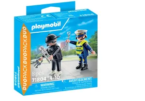 Produktbild von Playmobil 71804   DuoPack Polizist und Einbrecher