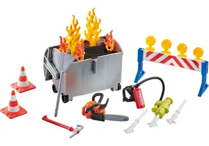 Playmobil 9804  City Action  Feuerwehr-Zubehörset (Folienverpackung)