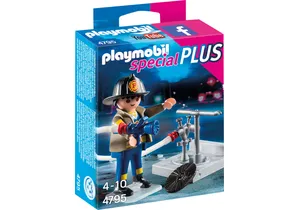 Playmobil 4795  Special Plus  Feuerwehrmann mit Hydrant