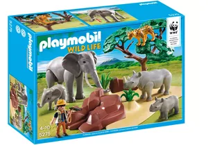 Playmobil 5275  Wild Life  WWF-Forscher bei afrikanischen Savannentieren
