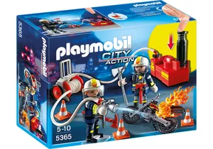 Playmobil 5365  City Action  Feuerwehrmänner mit Löschpumpe
