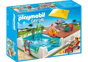 Playmobil 5575  City Life  Einbau-Swimmingpool