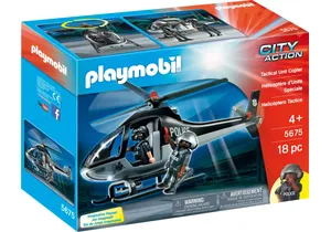 Playmobil 5675  City Action  Polizeihubschrauber