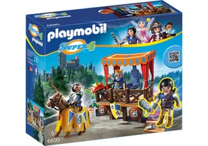 Playmobil 6695  Super 4  Königstribüne mit Alex