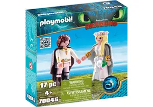 Playmobil 70045  Dragons  Astrid und Hicks