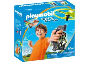 Playmobil 70055  Sports & Action  Top Agents Pull String Flyer