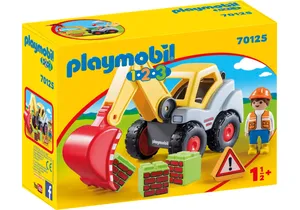 Playmobil 70125 1-2-3   Schaufelbagger