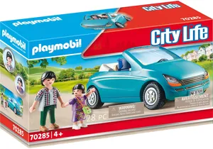 Playmobil 70285  City Life  Papa und Kind mit Cabrio