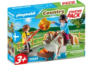 Playmobil 70505  Country Starter Pack Reiterhof Ergänzungsset
