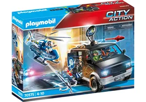 Playmobil 70575  City Action  Polizei-Helikopter: Verfolgung des Fluchtfahrzeugs