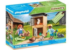 Playmobil 70675  Country Geschenkset Kaninchenfütterung