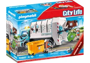 Playmobil 70885  City Life Promo Pack Müllfahrzeug mit Blinklicht