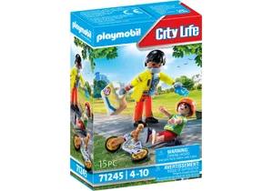 Playmobil 71245  City Life  Sanitäter mit Patient