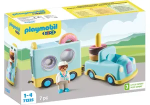 Playmobil 71325 1-2-3   Verrückter Donut Truck mit Stapel- und Sortierfunktion
