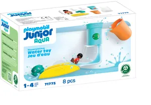 Playmobil 71775 Junior   Aqua Wasserfalltank mit Rutsche