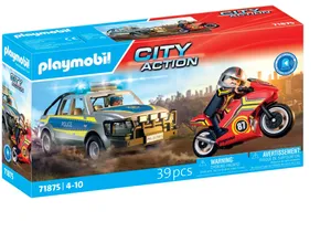 Playmobil 71875  City Action  Verfolgungsjagd mit Polizei Pick-Up