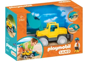 Playmobil 9145 1-2-3   Sand Schaufelbagger