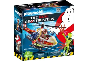 Playmobil 9385  Ghostbusters  Venkman mit Helikopter