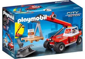 Playmobil 9465  City Action  Feuerwehr Teleskoplader