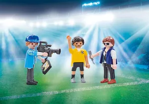 Playmobil 9825    Fernsehteam beim Interview (Folienverpackung)