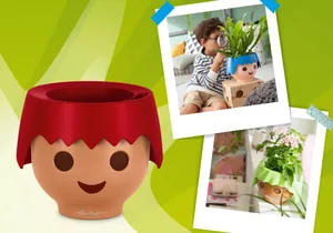 Playmobil 19046 OJO Pflanzengefäß Family Fun  Fire Red